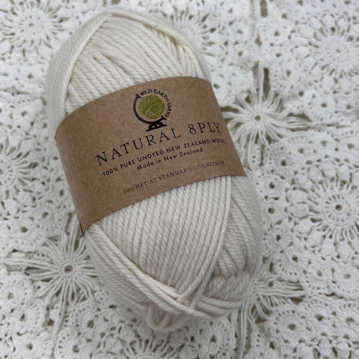 Bo Peep Bootie Kit-Knitting Kit-Wild & Woolly Yarns-Cream-0 - 6 Months-Wild & Woolly Yarns