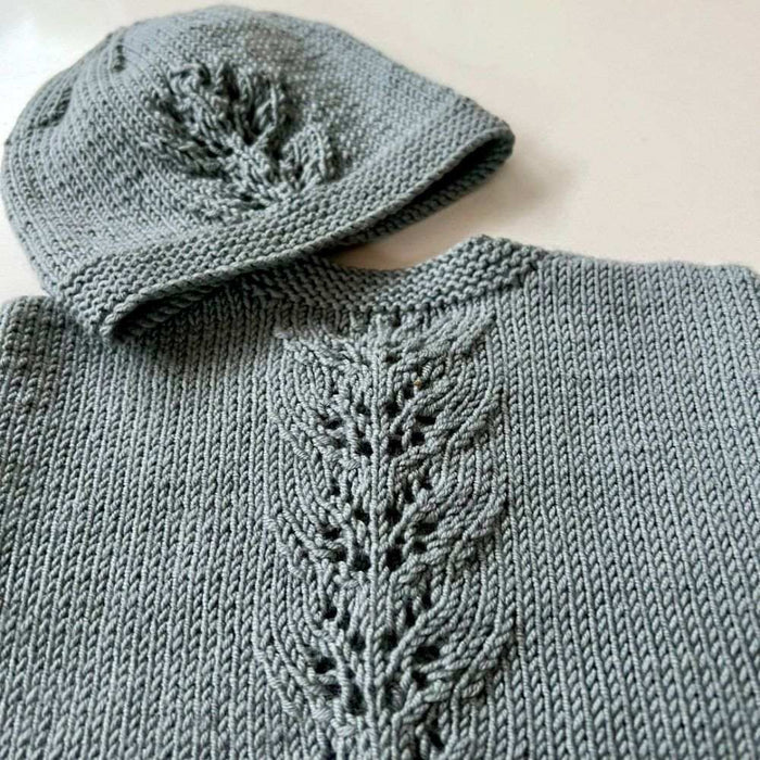 Abby Cardigan & Hat Knitting Pattern-Needlecraft Patterns-Kiwi Stitch & Knit Co-Printed-Wild & Woolly Yarns