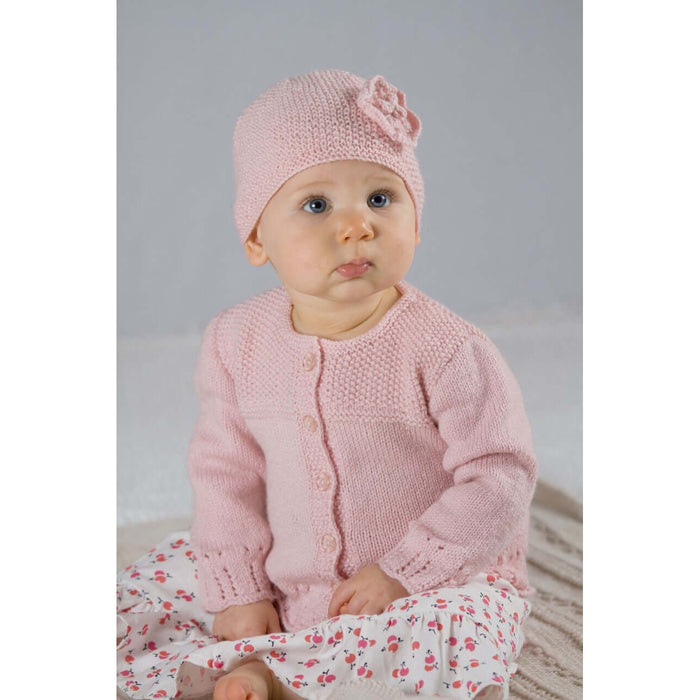Abigail Cardi & Hat Knitting Pattern - 4Ply (BC39)-Needlecraft Patterns-Lisa F Design-Wild & Woolly Yarns