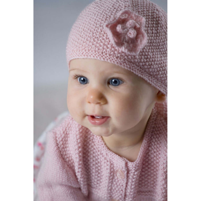 Abigail Cardi & Hat Knitting Pattern - 4Ply (BC39)-Needlecraft Patterns-Lisa F Design-Wild & Woolly Yarns