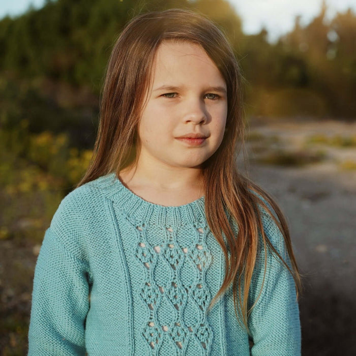 Amika Joy Sweater Knitting Pattern - 8Ply (LF34)-Needlecraft Patterns-Lisa F Design-Wild & Woolly Yarns