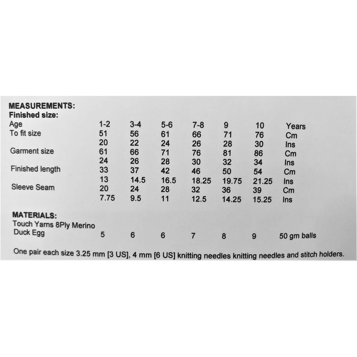 Amika Joy Sweater Knitting Pattern - 8Ply (LF34)-Needlecraft Patterns-Lisa F Design-Wild & Woolly Yarns