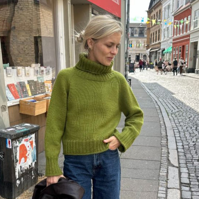 Amy Sweater Knitting Pattern - PetiteKnit-Needlecraft Patterns-PetiteKnit-Wild & Woolly Yarns