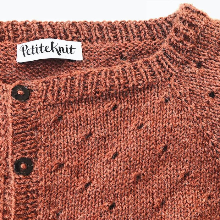 Anna's Cardigan My Size Knitting Pattern - PetiteKnit-Needlecraft Patterns-PetiteKnit-Wild & Woolly Yarns