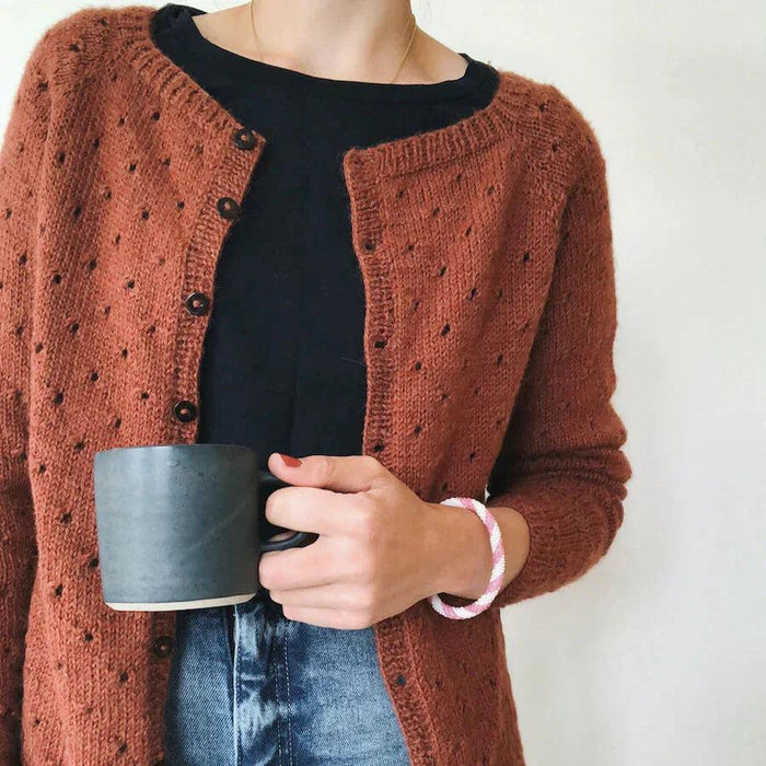 Anna's Cardigan My Size Knitting Pattern - PetiteKnit-Needlecraft Patterns-PetiteKnit-Wild & Woolly Yarns