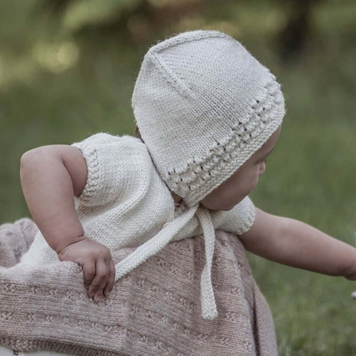 Ava Vest & Bonnet Knitting Pattern - 8Ply (BC58)-Pattern-Wild and Woolly Yarns