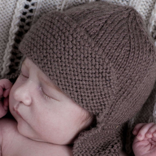Baby Flying Hat Knitting Pattern - 8 Ply (BC02)-Needlecraft Patterns-Lisa F Design-Wild & Woolly Yarns
