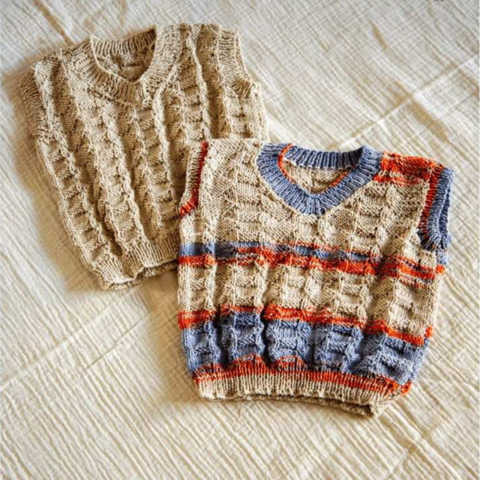 Baby Vest Knitting Pattern (K488)-Needlecraft Patterns-Wentworth Distributors-Printed-Wild & Woolly Yarns