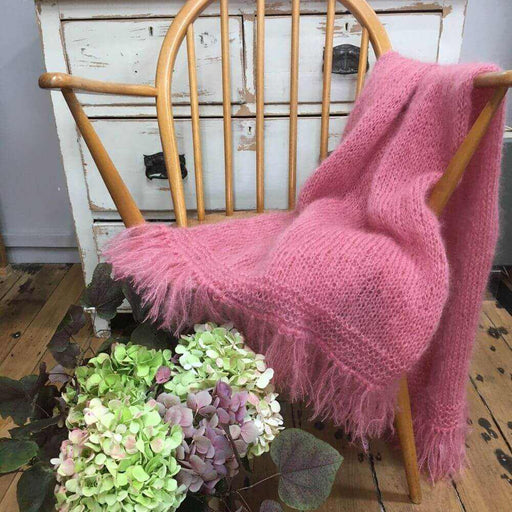 Breeze Mohair & Silk Blanket - Pattern-Needlecraft Patterns-Wild & Woolly Yarns-Printed-Wild & Woolly Yarns