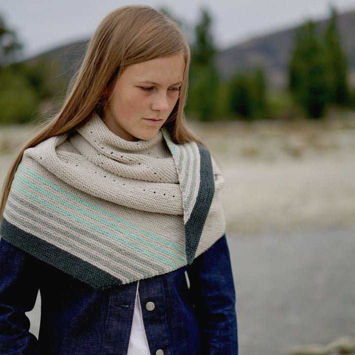 Candice Shawl Knitting Pattern - 8Ply (HC46)-Pattern-Wild and Woolly Yarns
