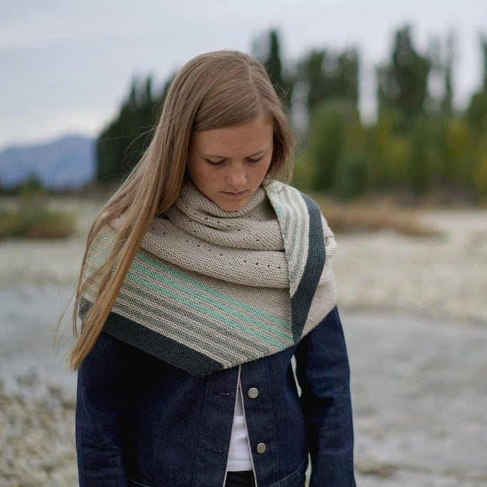 Candice Shawl Knitting Pattern - 8Ply (HC46)-Pattern-Wild and Woolly Yarns
