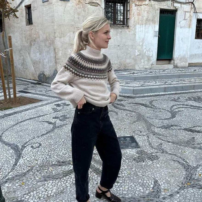 Celeste Sweater Knitting Pattern - PetiteKnit-Needlecraft Patterns-PetiteKnit-Wild & Woolly Yarns