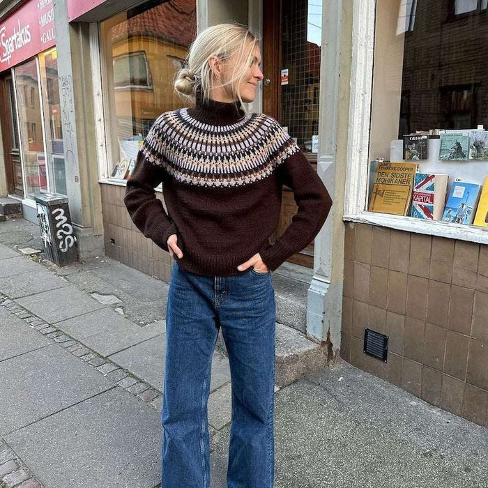 Celeste Sweater Knitting Pattern - PetiteKnit-Needlecraft Patterns-PetiteKnit-Wild & Woolly Yarns