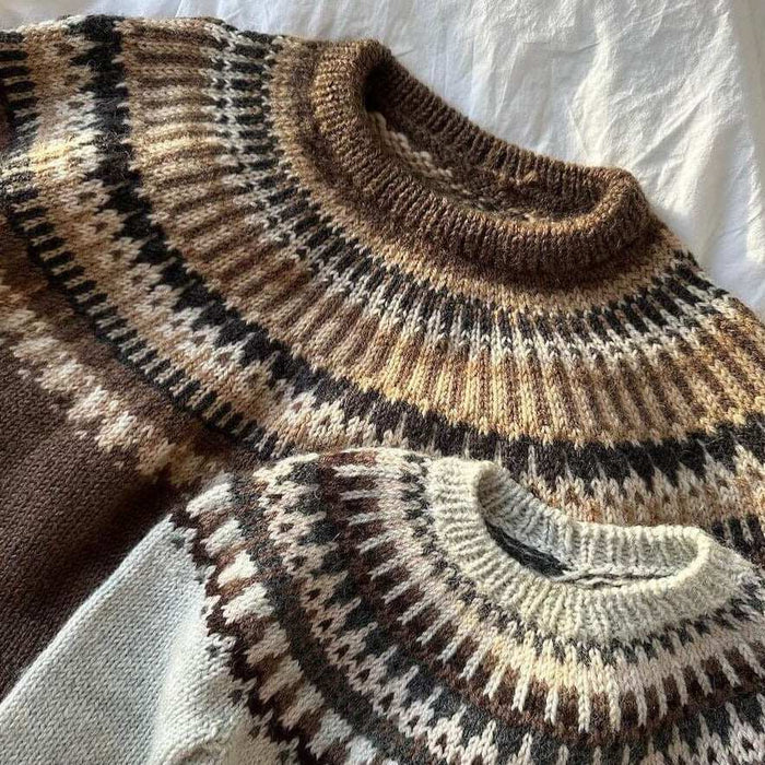 Celeste Sweater Man Knitting Pattern - PetiteKnit-Pattern-Wild and Woolly Yarns