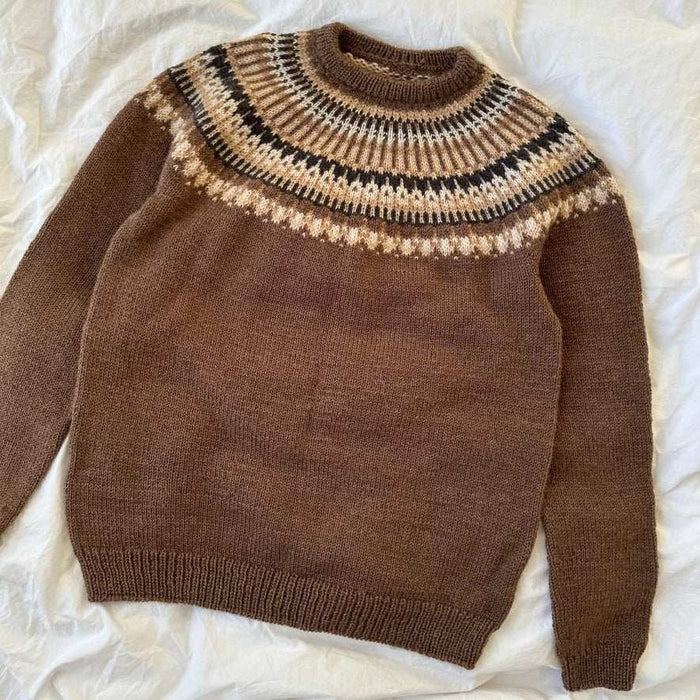 Celeste Sweater Man Knitting Pattern - PetiteKnit-Pattern-Wild and Woolly Yarns