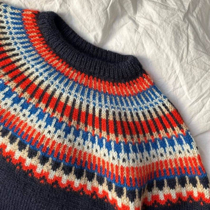 Celeste Sweater Man Knitting Pattern - PetiteKnit-Pattern-Wild and Woolly Yarns