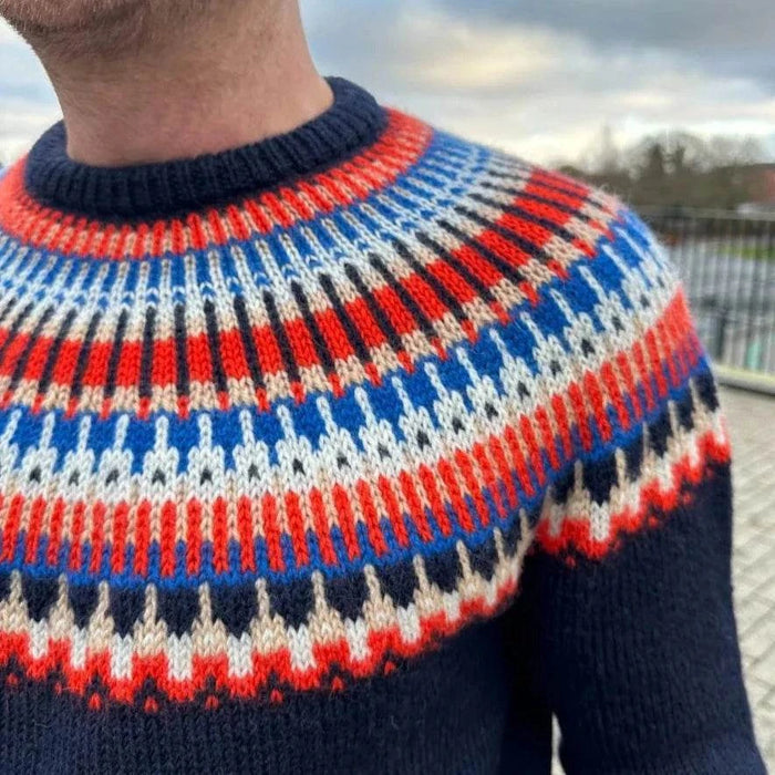 Celeste Sweater Man Knitting Pattern - PetiteKnit-Pattern-Wild and Woolly Yarns