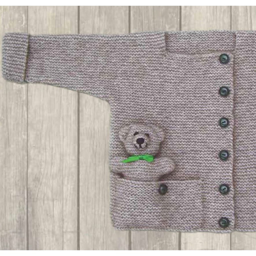 Child Cardigan Knitting Pattern #018-Needlecraft Patterns-Touch Yarns-Wild & Woolly Yarns