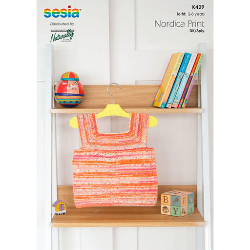 Circular Top-Down Vest Knitting Pattern (K429)-Needlecraft Patterns-Wentworth Distributors-Printed-Wild & Woolly Yarns