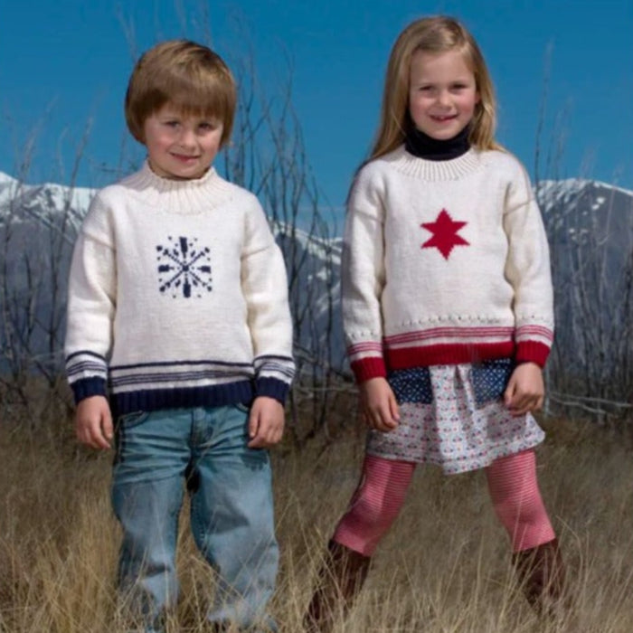 Coconut Ice Sweater Knitting Pattern - 8 Ply (LF03)-Pattern-Wild and Woolly Yarns