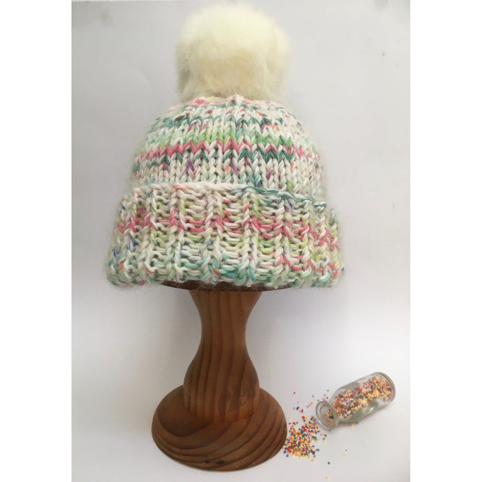 Cup Cake Beanie Knitting Pattern-Pattern-Wild and Woolly Yarns