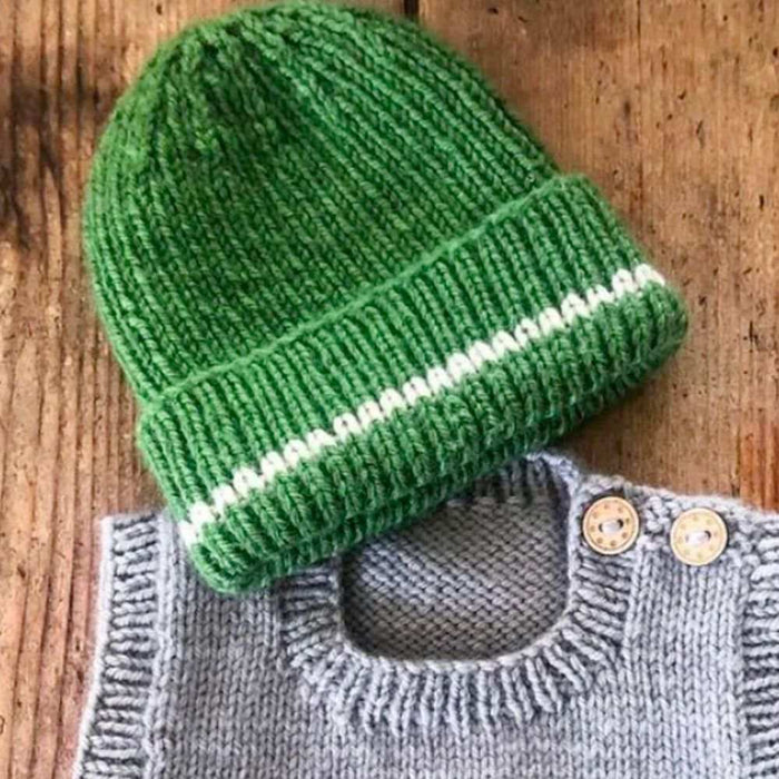 Cypress Vest and Beanie Knitting Pattern - 8Ply (BC118)-Needlecraft Patterns-Lisa F Design-Wild & Woolly Yarns