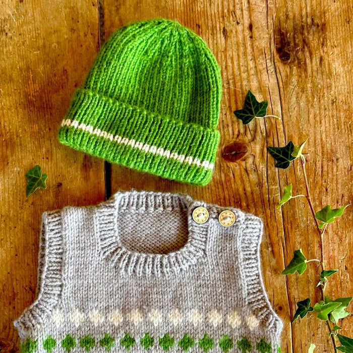 Cypress Vest and Beanie Knitting Pattern - 8Ply (BC118)-Needlecraft Patterns-Lisa F Design-Wild & Woolly Yarns