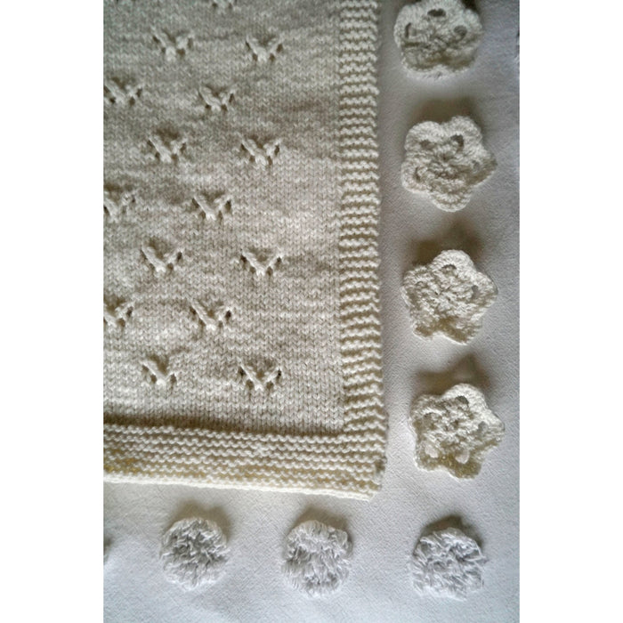 Darling Baby Blanket Knitting Pattern - 8Ply (BC92)-Needlecraft Patterns-Lisa F Design-Wild & Woolly Yarns