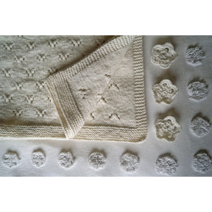 Darling Baby Blanket Knitting Pattern - 8Ply (BC92)-Needlecraft Patterns-Lisa F Design-Wild & Woolly Yarns