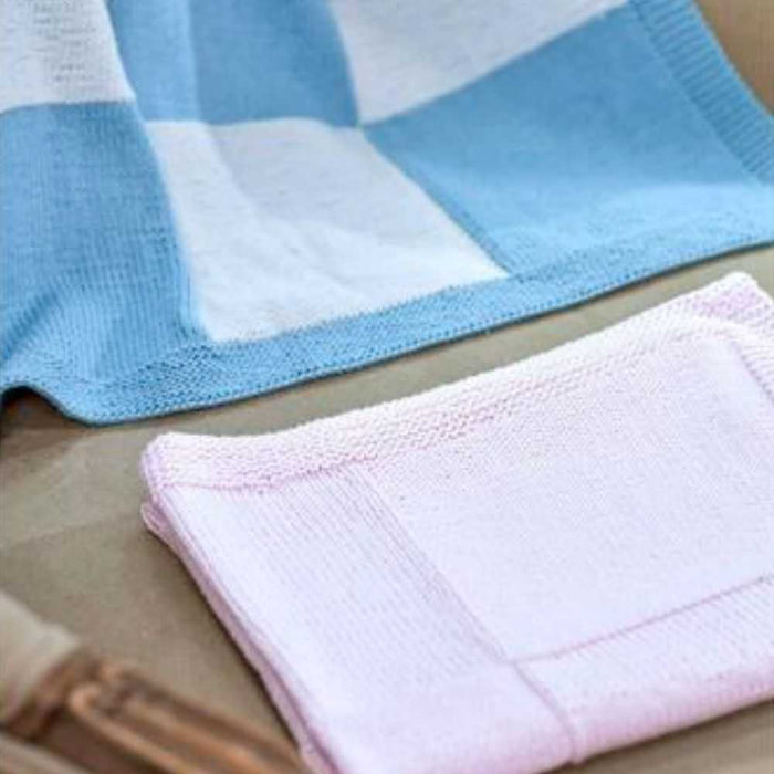 Easy Baby Blanket Knitting Pattern (6757)-Pattern-Wild and Woolly Yarns