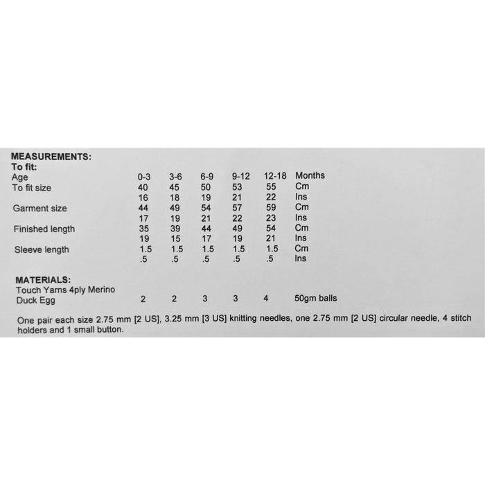 Eleanor Dress Knitting Pattern - 4Ply (BC65)-Needlecraft Patterns-Lisa F Design-Wild & Woolly Yarns