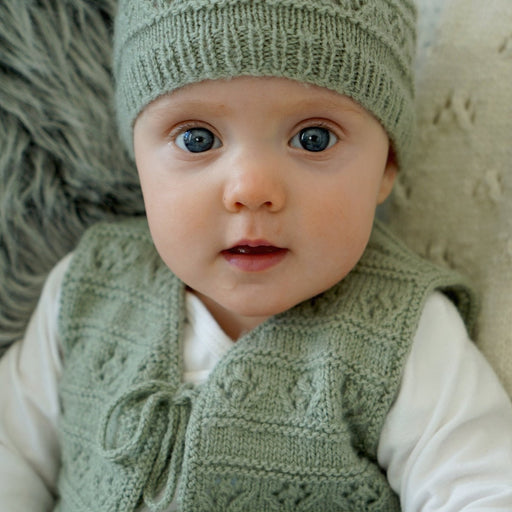 Faith Vest & Hat Knitting Pattern - 4Ply (BC89)-Needlecraft Patterns-Lisa F Design-Wild & Woolly Yarns