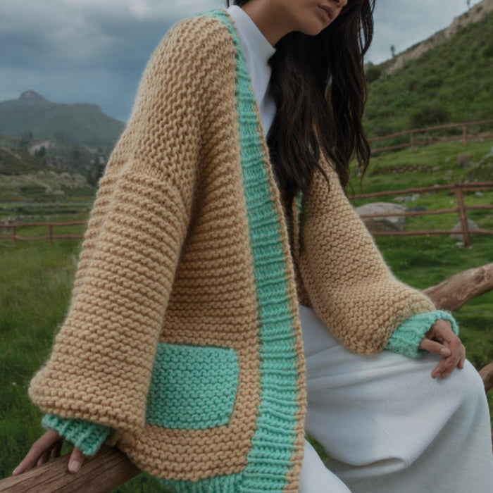 Fernanda Cardigan Knitting Pattern-Needlecraft Patterns-Wentworth Distributors-Printed-Wild & Woolly Yarns