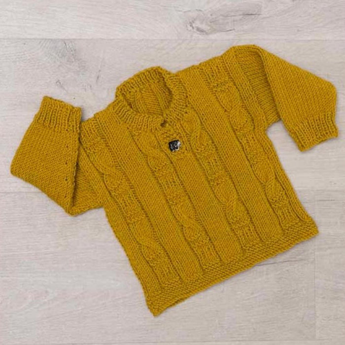 Four Cable Sweater Knitting Pattern (K396)