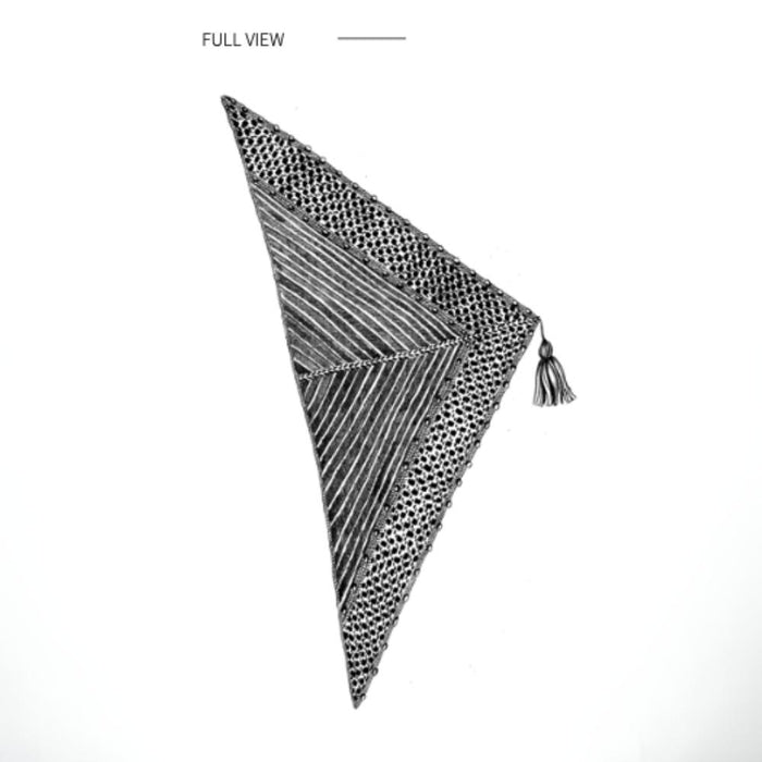 Francisca Triangle Shawl Knitting Pattern-Needlecraft Patterns-Wentworth Distributors-Printed-Wild & Woolly Yarns