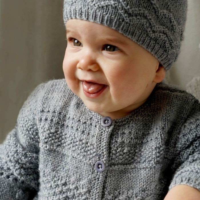 Frankie Cardi & Hat Knitting Pattern - 4Ply (BC91)-Needlecraft Patterns-Lisa F Design-Wild & Woolly Yarns