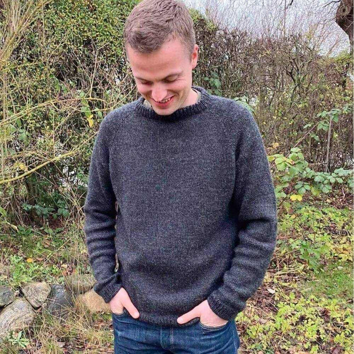 Hanstholm Sweater Knitting Pattern - PetiteKnit-Pattern-Wild and Woolly Yarns