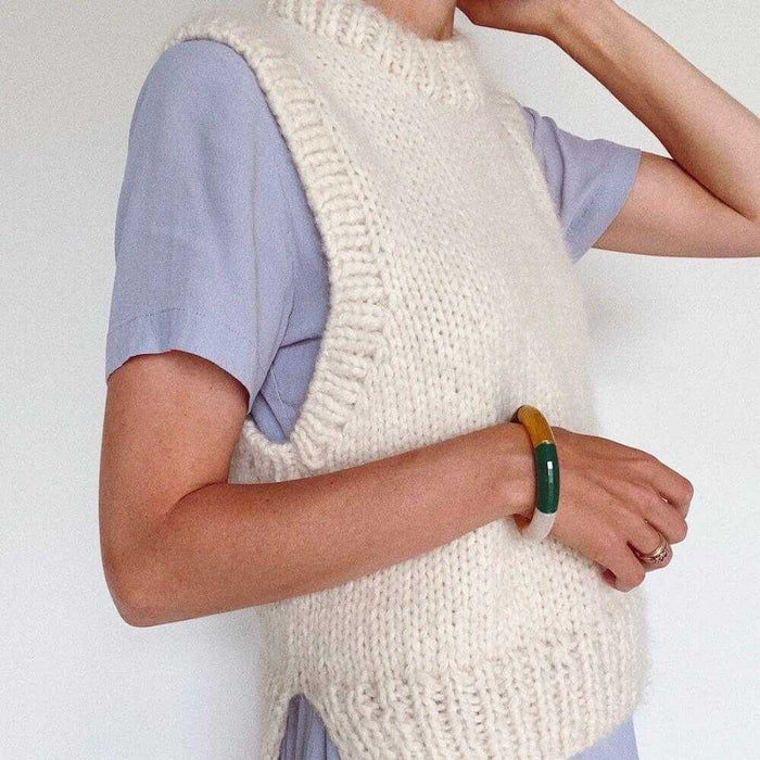 Holiday Slipover Knitting Pattern - PetiteKnit-Needlecraft Patterns-PetiteKnit-Wild & Woolly Yarns