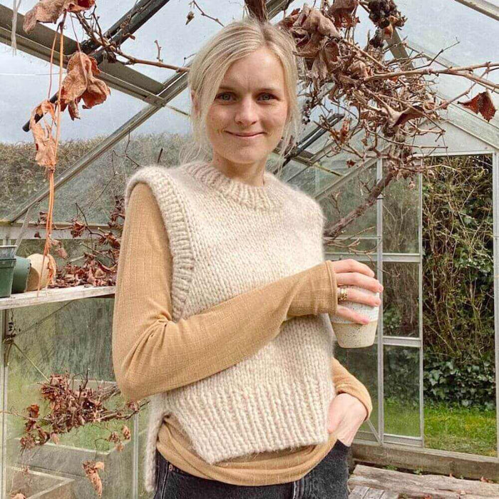 Holiday Slipover Knitting Pattern - PetiteKnit-Needlecraft Patterns-PetiteKnit-Wild & Woolly Yarns
