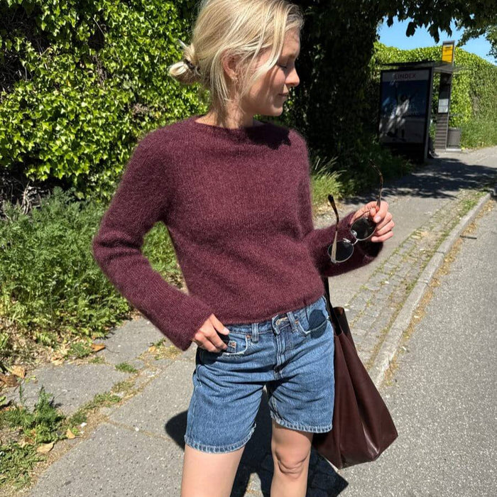 Ivy Blouse Knitting Pattern - PetiteKnit-Needlecraft Patterns-PetiteKnit-Wild & Woolly Yarns