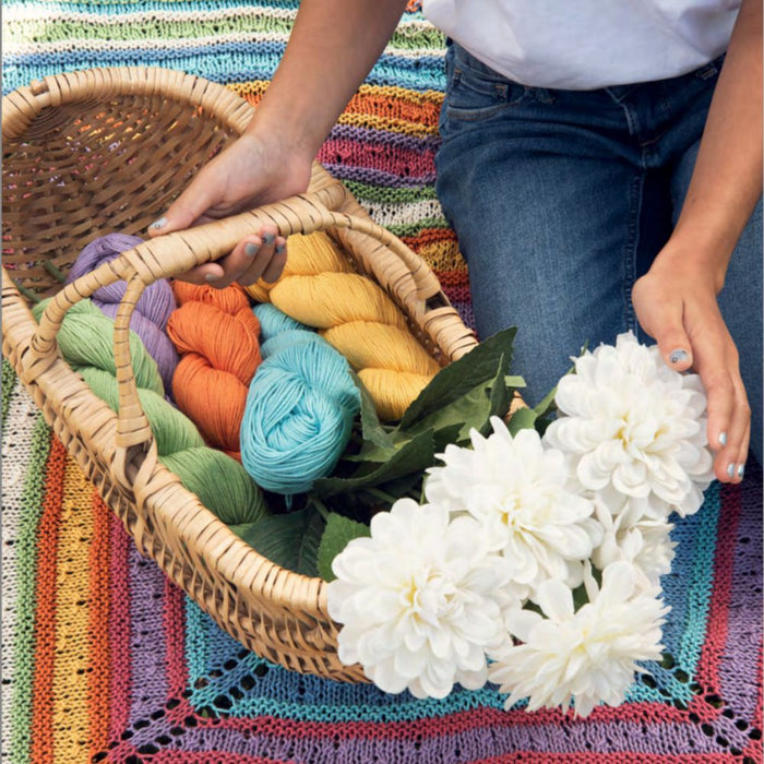 LEA BLANKET Pattern-Needlecraft Patterns-Wild and Woolly Yarns