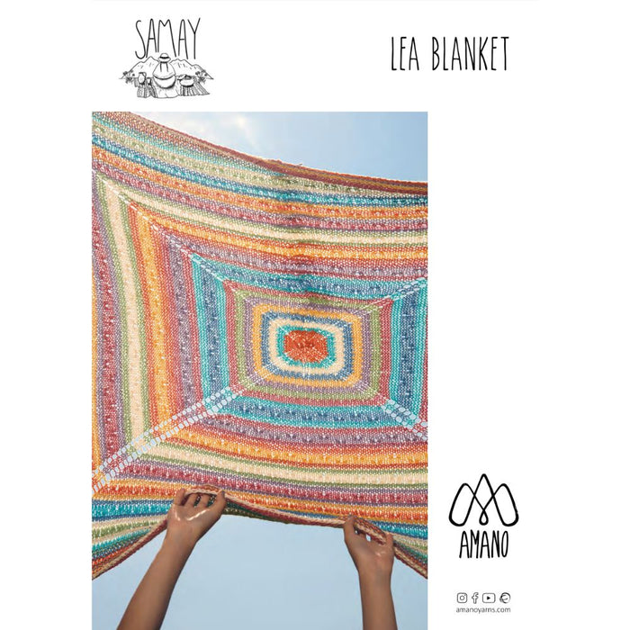 LEA BLANKET Pattern-Needlecraft Patterns-Wild and Woolly Yarns
