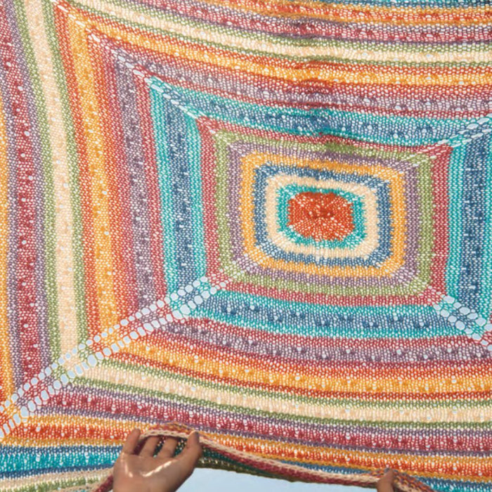 LEA BLANKET Pattern-Needlecraft Patterns-Wild and Woolly Yarns