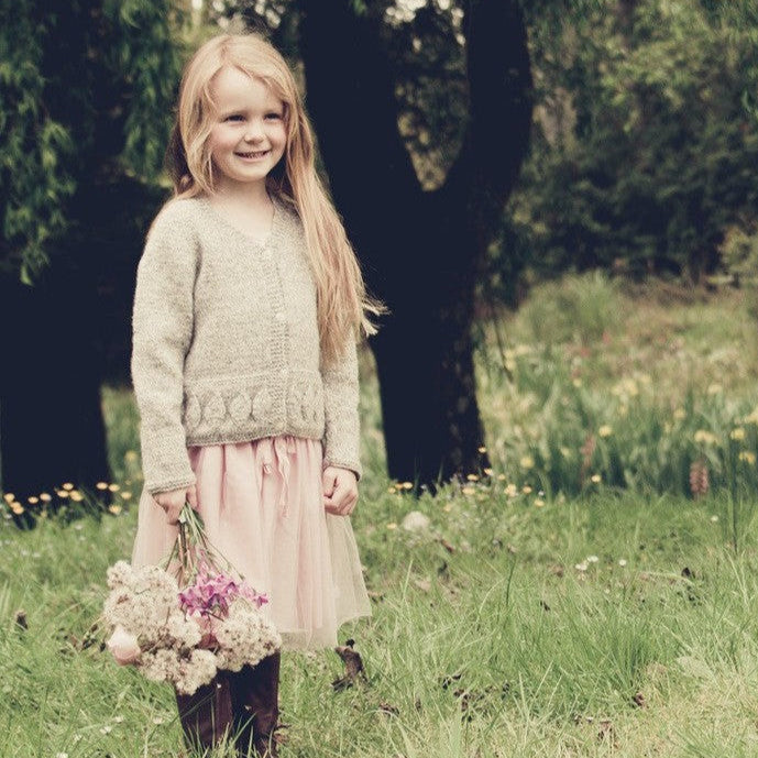 Lolly PopCardigan Knitting Pattern - 8Ply (LF24)-Needlecraft Patterns-Lisa F Design-Wild & Woolly Yarns