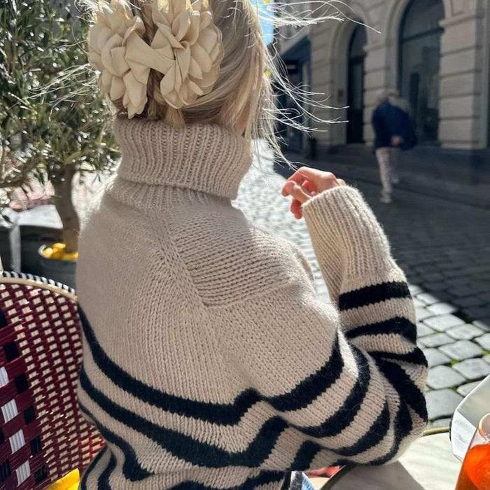 Lyon Sweater Chunky Knitting Pattern - PetiteKnit-Needlecraft Patterns-PetiteKnit-Wild & Woolly Yarns