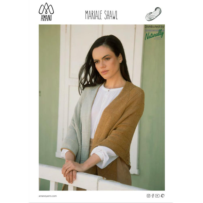 Mariale Shawl Knitting Pattern-Needlecraft Patterns-Wentworth Distributors-Printed-Wild & Woolly Yarns