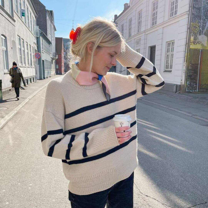 Marseille Sweater Knitting Pattern - PetiteKnit-Needlecraft Patterns-PetiteKnit-Wild & Woolly Yarns