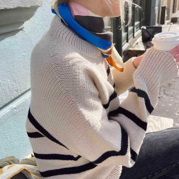 Marseille Sweater Knitting Pattern - PetiteKnit-Needlecraft Patterns-PetiteKnit-Wild & Woolly Yarns