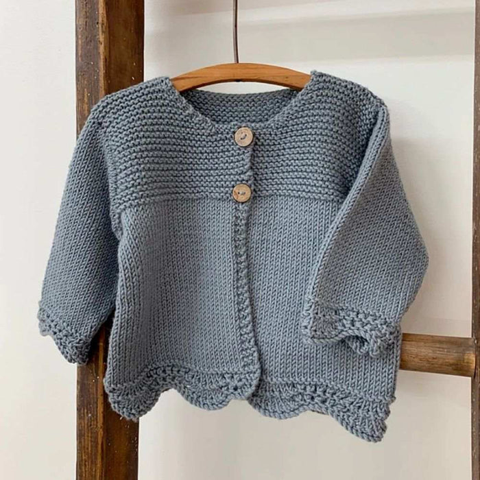 Millie Cardigan Knitting Pattern - 8 Ply-Needlecraft Patterns-Kiwi Stitch & Knit Co-Printed-Wild & Woolly Yarns