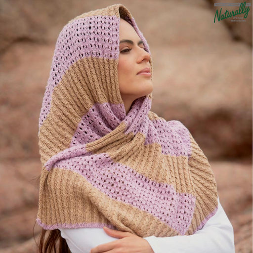Moana Scarf KNitting Pattern-Needlecraft Patterns-Wentworth Distributors-Printed-Wild & Woolly Yarns